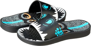 KID IPANEMA URBAN SLIDE K SLIPPER /  BLACK/WHITE/BLUE