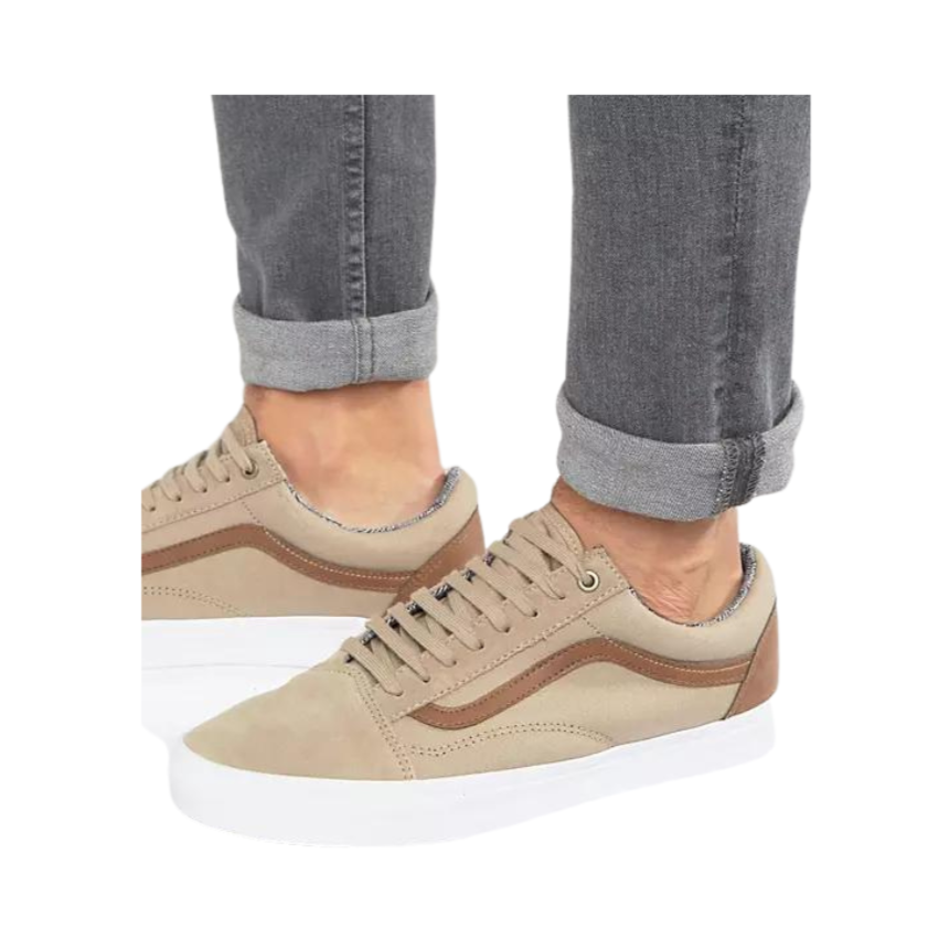 Vans Old Skool Canvas Sneakers In tan