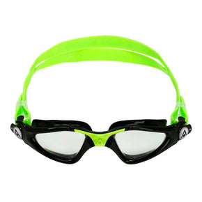 KAYENNE JUNIOR - SWIM GOGGLES - BLACK - BRIGHT GREEN - TRANSPIRENT