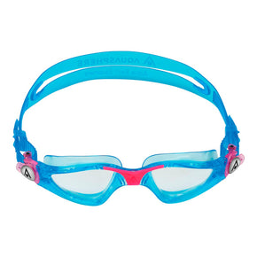 KAYENNE JUNIOR - SWIM GOGGLES - CLEAR - LENS - AQUA - PINK -  TURQUOISE