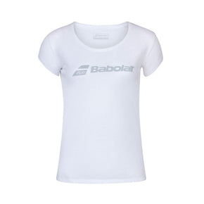 EXERCISE BABOLAT TEE GIRL/White/White