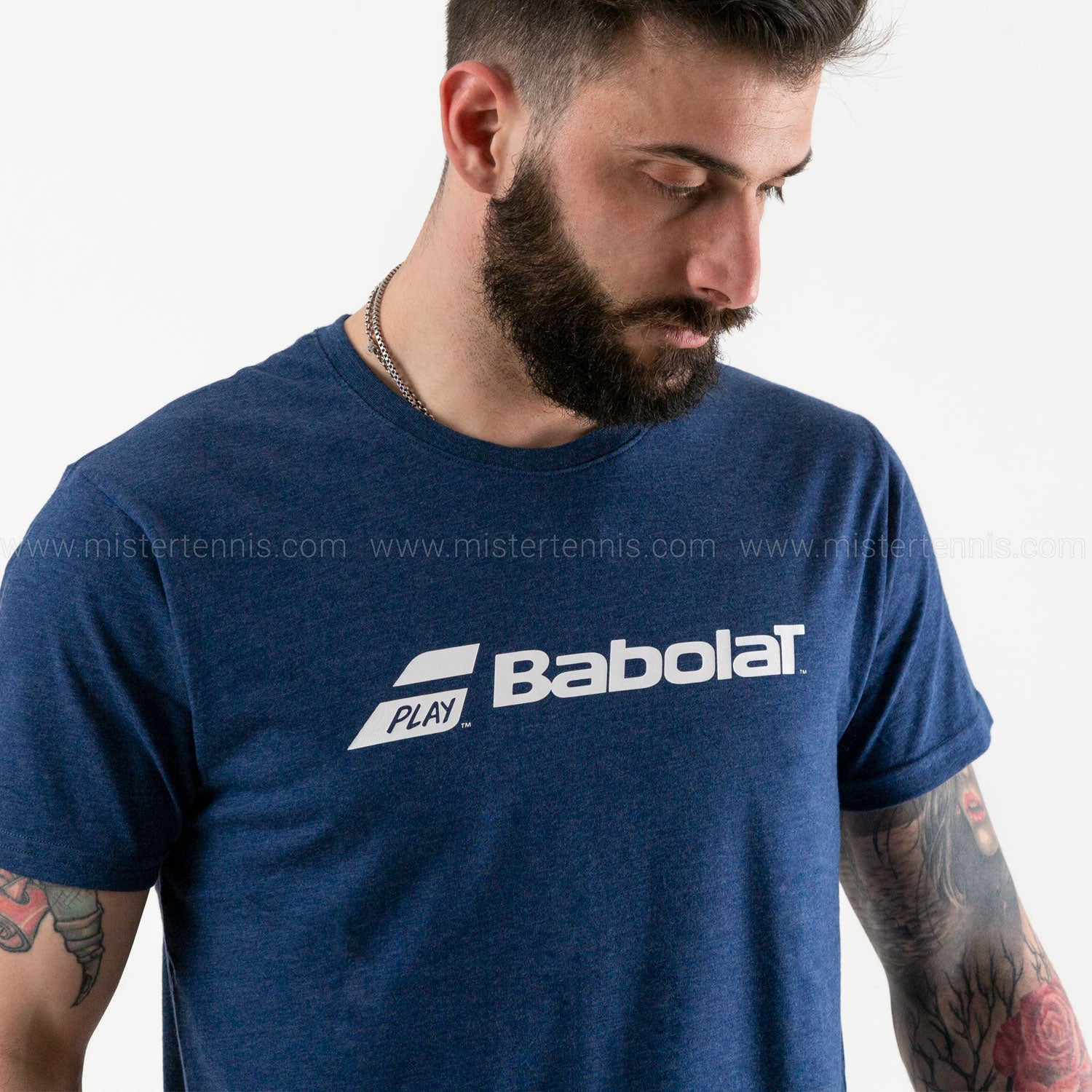EXERCISE BABOLAT TEE MEN/Estate Blue Hthr