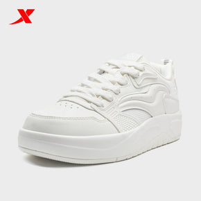 XTEP Women's Skateboarding Shoes Canvas White 310043-4