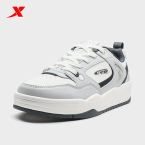 XTEP Men's Skateboarding Shoes Phantom Grey/Canvas White/Carbon Blk310017-3