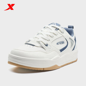 XTEP Men's Skateboarding Shoes Canvas White/Blue310017-6