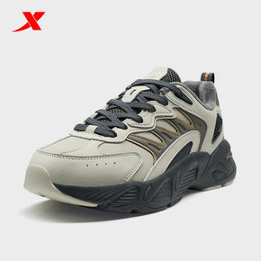 XTEP Men's Casual Shoes Grey/Spruce Green370009-1