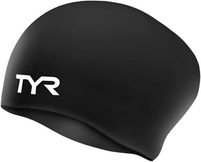LONG HAIR SILCON CAP, BLACK, ALL